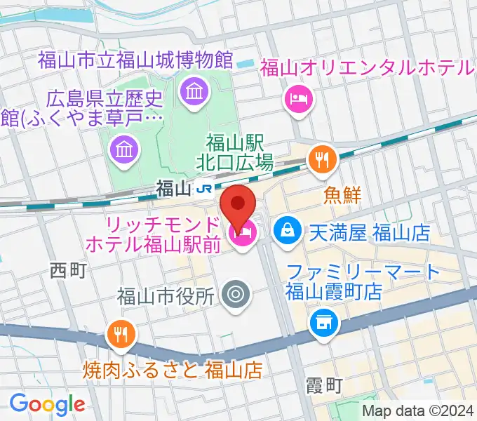 福山Cableの地図