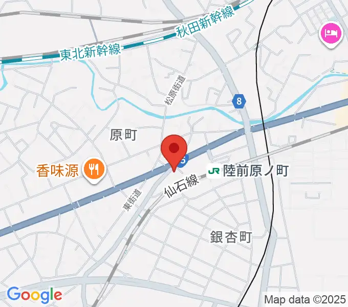 高橋ギター教室の地図