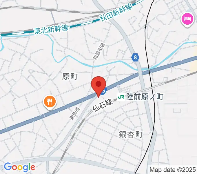 高橋ギター教室の地図