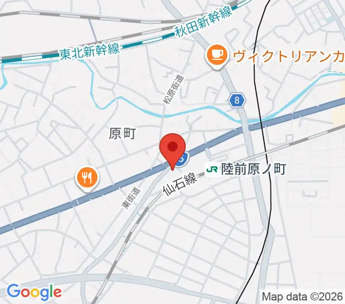 高橋ギター教室の地図