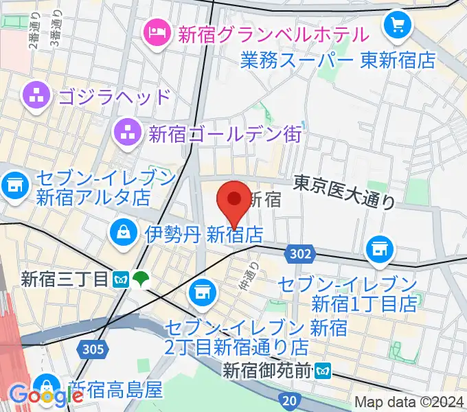 SOUND STUDIO CRUEの地図