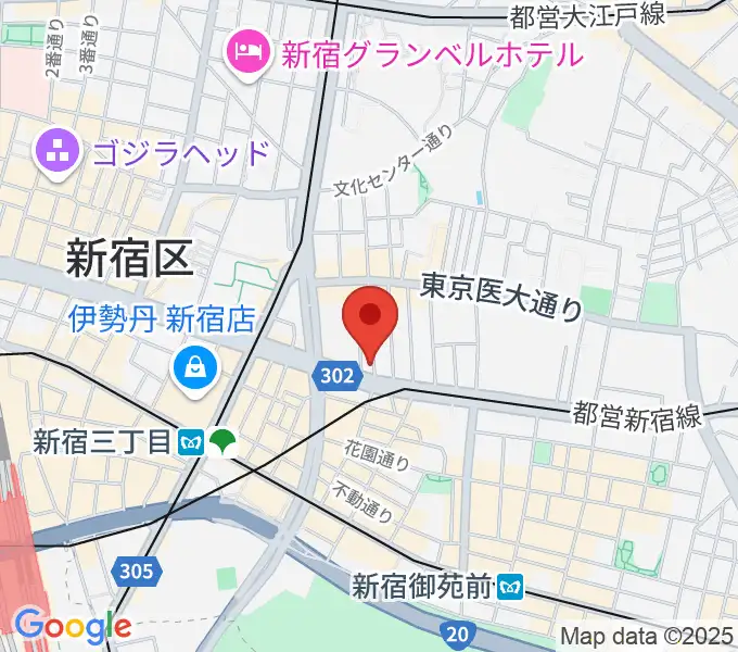 SOUND STUDIO CRUEの地図