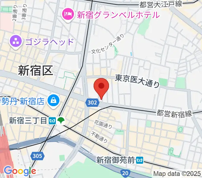 SOUND STUDIO CRUEの地図