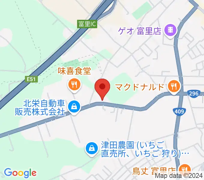 野平工房の地図