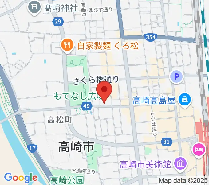 高崎エルフリオの地図
