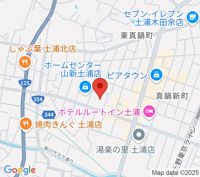 クラフトシビックホール土浦の地図