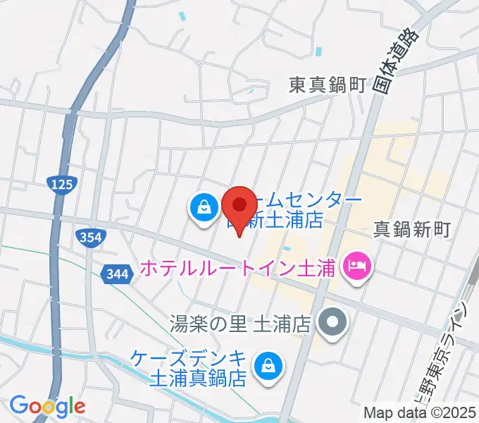 クラフトシビックホール土浦の地図