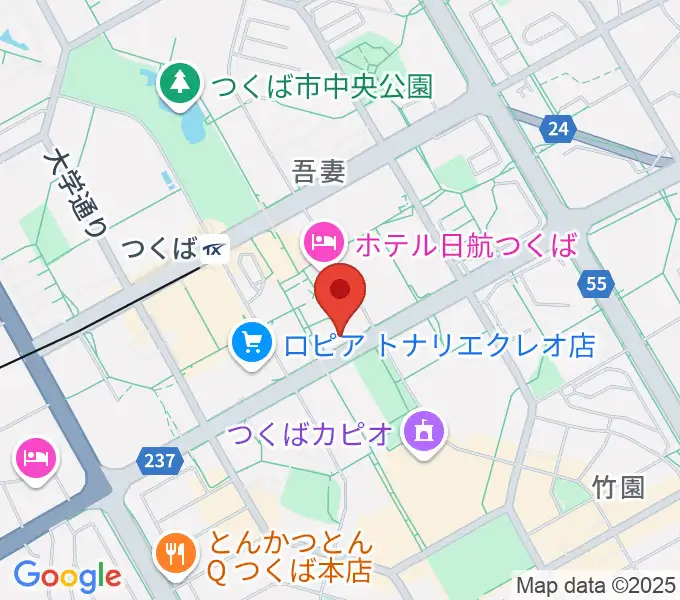 ノバホールの地図