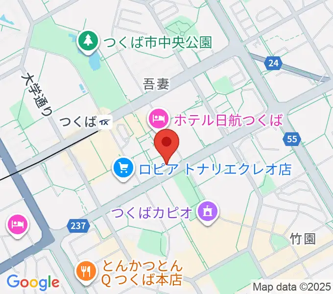 ノバホールの地図