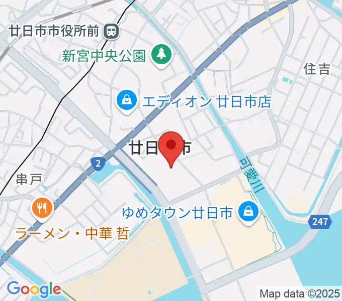 ウッドワンさくらぴあの地図