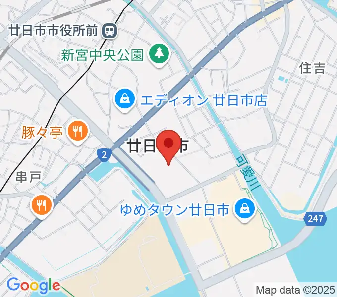 ウッドワンさくらぴあの地図