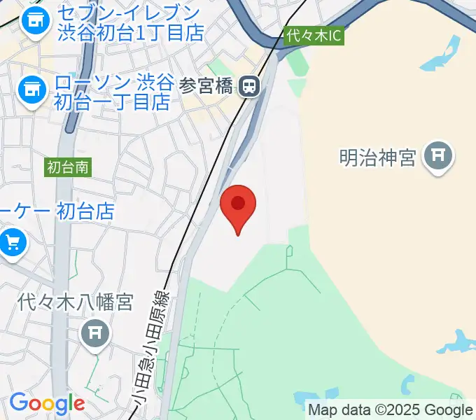 国立オリンピック記念青少年総合センターの地図