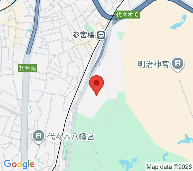 国立オリンピック記念青少年総合センターの地図