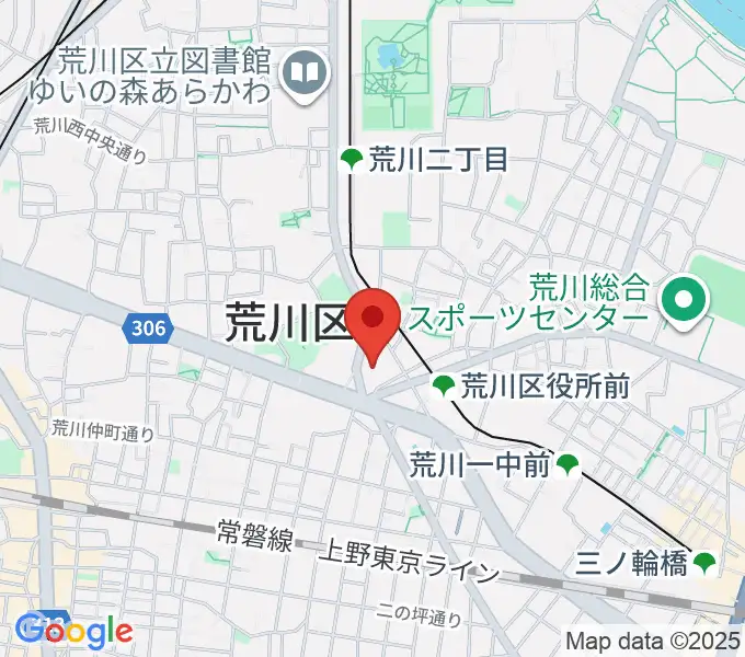 サンパール荒川の地図