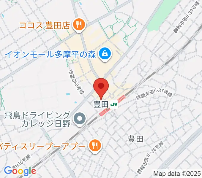 ひの市民活動支援センターの地図