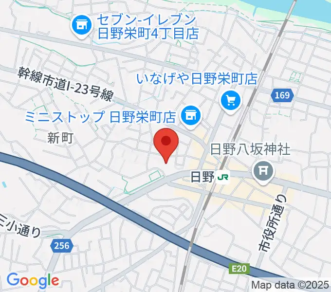 新町交流センターの地図