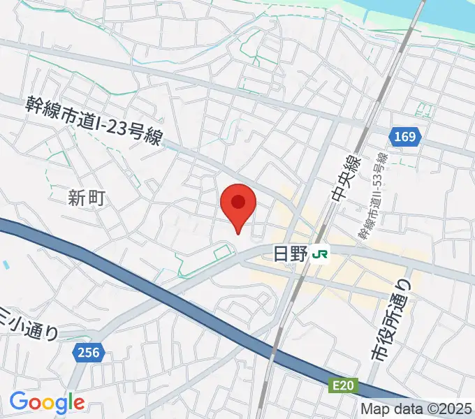 新町交流センターの地図