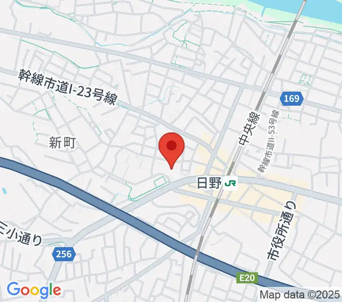 新町交流センターの地図