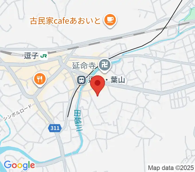 逗子文化プラザホールの地図