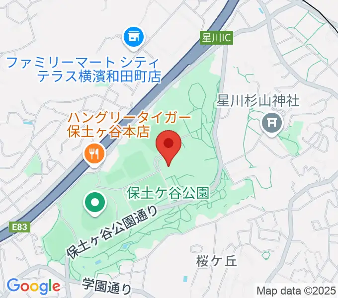 かながわアートホールの地図