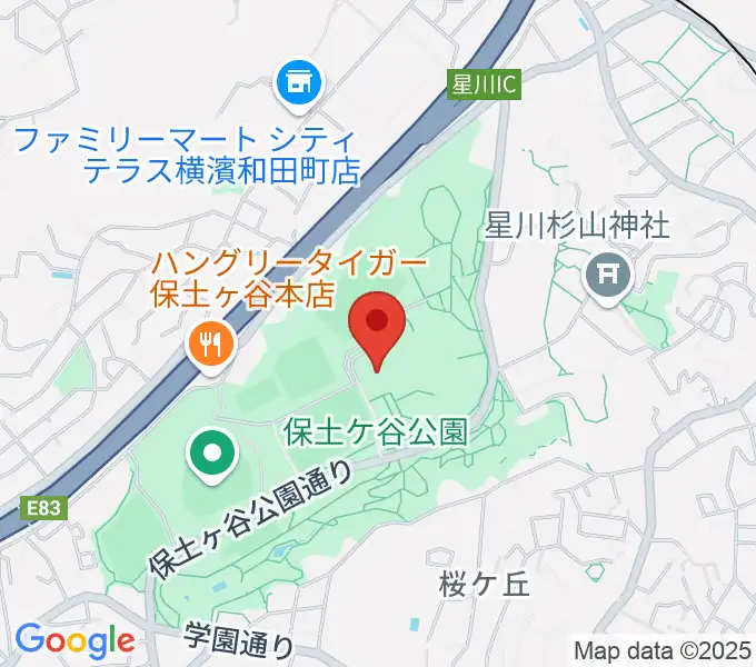 かながわアートホールの地図