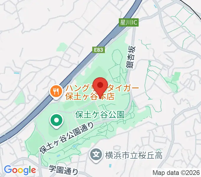 かながわアートホールの地図