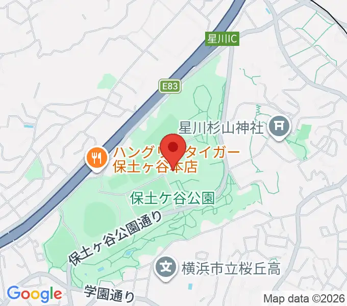 かながわアートホールの地図