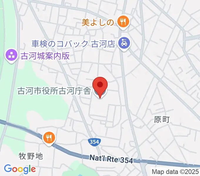 スペースＵ古河の地図