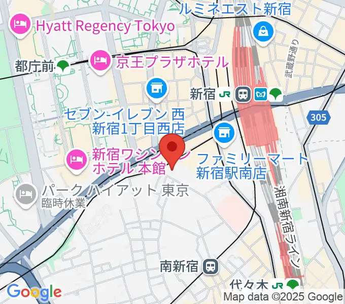 こくみん共済coopホール スペース･ゼロの地図
