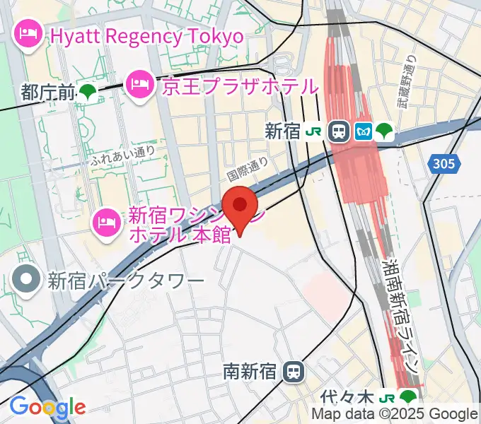 こくみん共済coopホール スペース･ゼロの地図