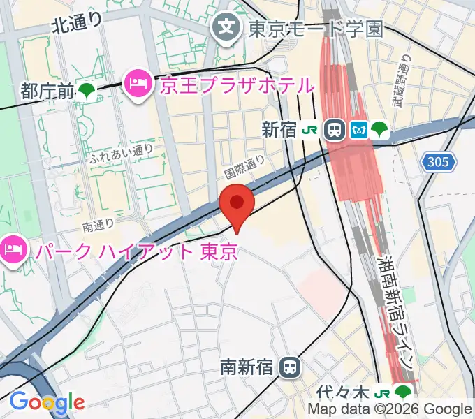 こくみん共済coopホール スペース･ゼロの地図