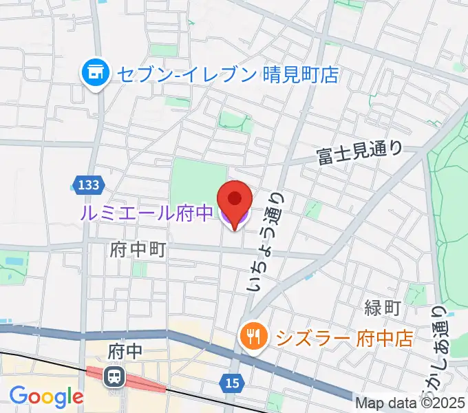 ルミエール府中の地図