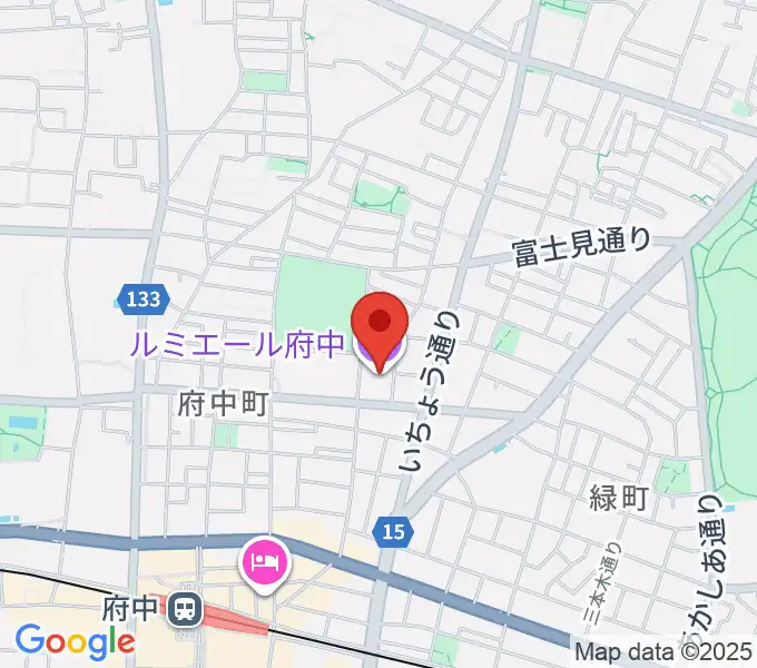 ルミエール府中の地図