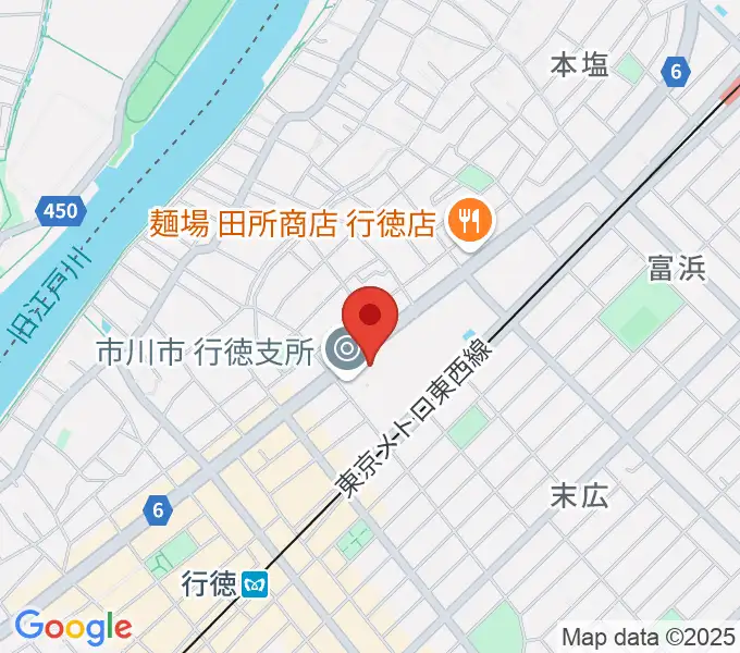 行徳文化ホール I＆Iの地図