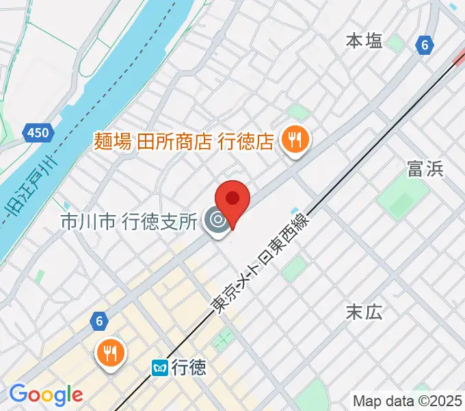 行徳文化ホール I＆Iの地図