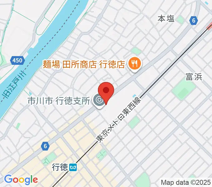 行徳文化ホール I＆Iの地図
