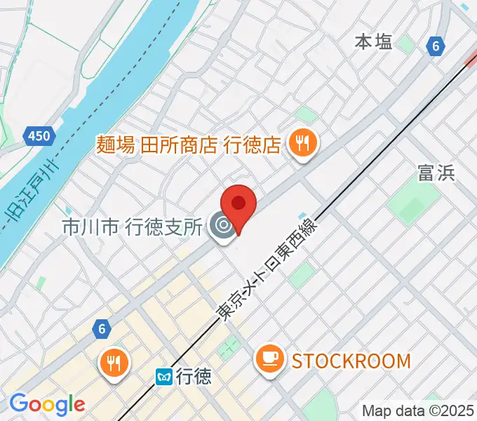 行徳文化ホール I&Iの地図