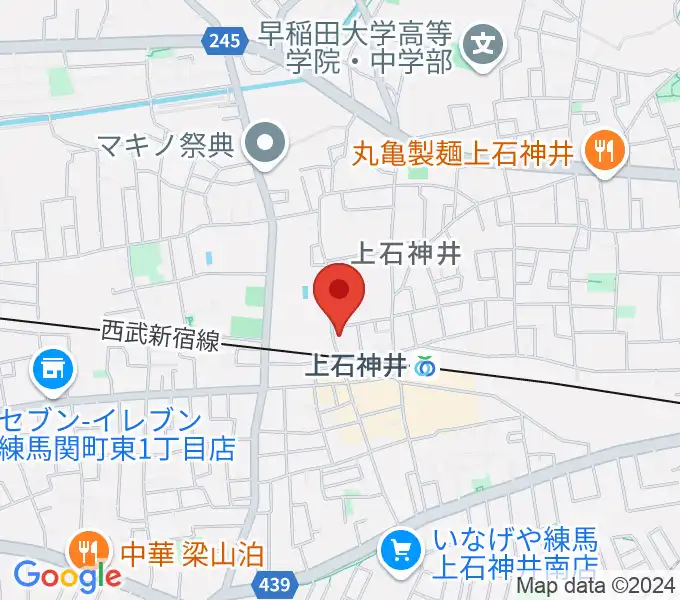 スタジオセイショウの地図