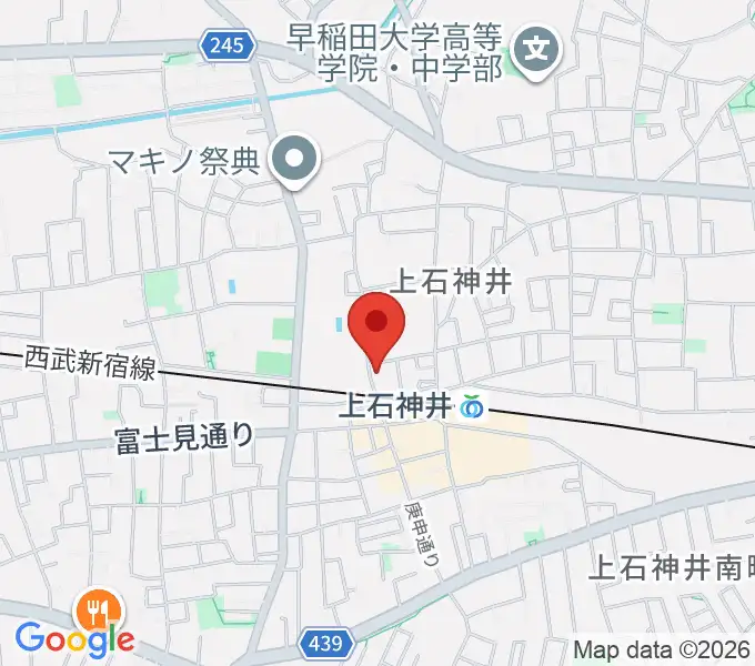 スタジオセイショウの地図