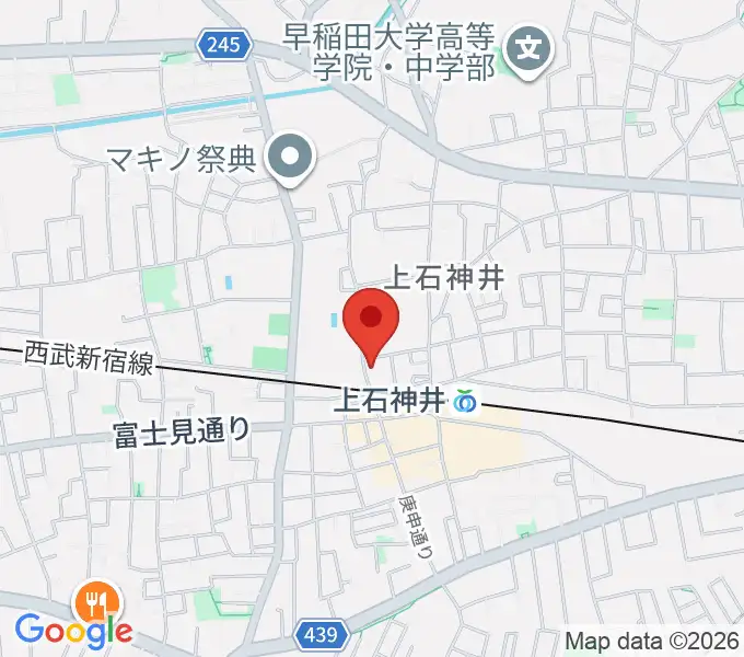 スタジオセイショウの地図