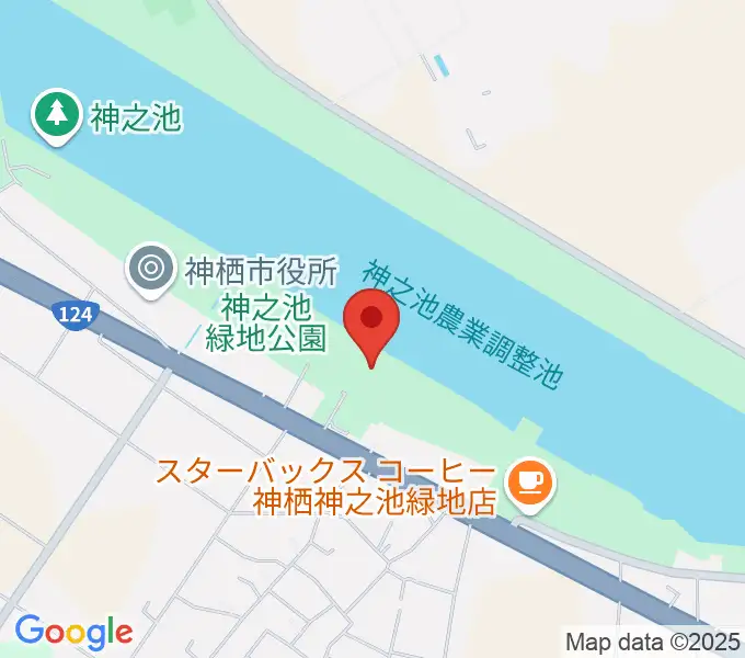 神栖市文化センターの地図