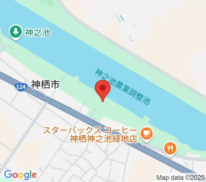神栖市文化センターの地図