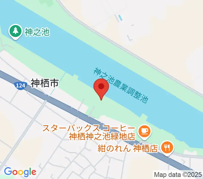 神栖市文化センターの地図