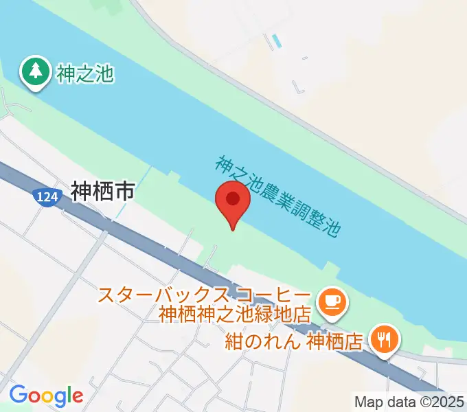 神栖市文化センターの地図