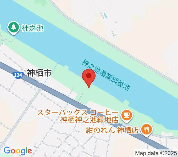 神栖市文化センターの地図