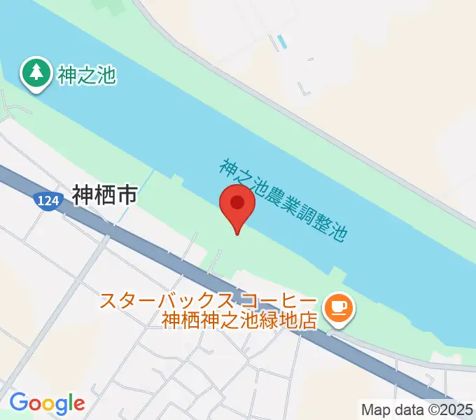 神栖市文化センターの地図