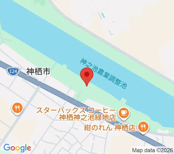 神栖市文化センターの地図