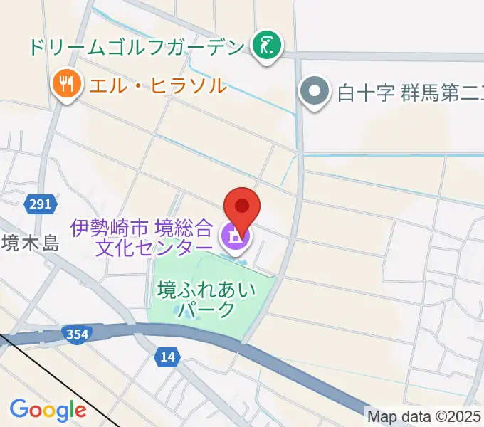 人材派遣ワイズコーポレーション境総合文化センターの地図