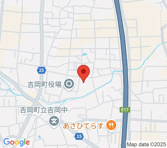 吉岡町文化センターの地図