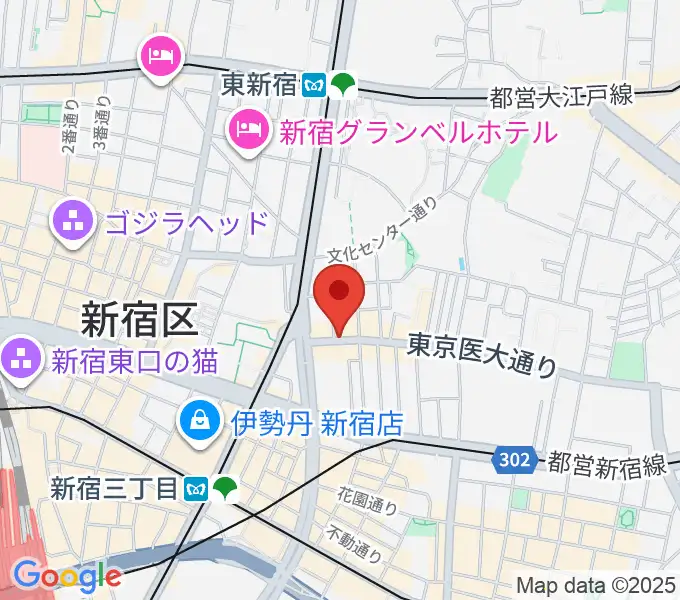 新宿レフカダの地図